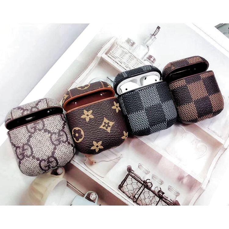 Brown Checkered LV Louis Vuitton Luxury High End Airpods Pro Case  Royalty  High Fashion